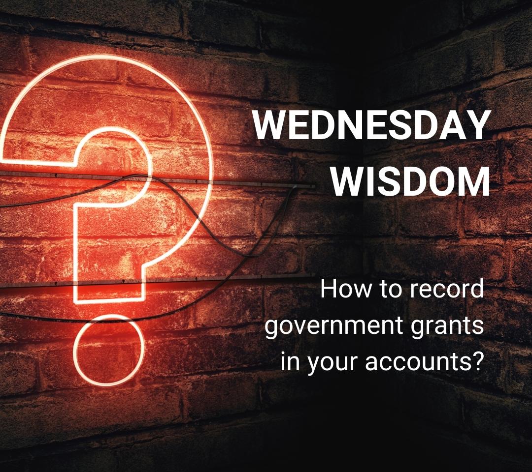 How to record government grants in your accounts?