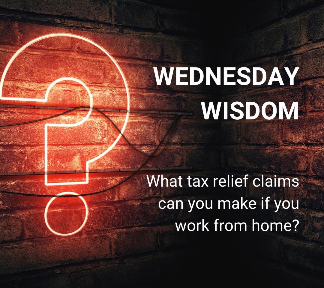 What tax relief claims can you make if you work from home?